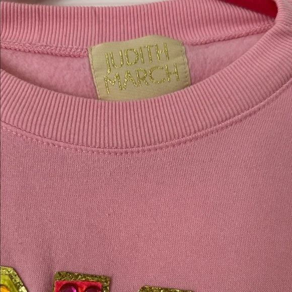 Judith March pink trick or treat sweatshirt size S - Picture 4 of 4